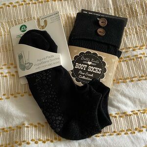 Boot socks and barre socks bundle
